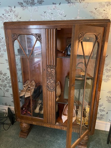 Vintage art deco glassfronted - deco,