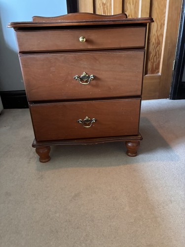 Pair vintage bedside - pair,