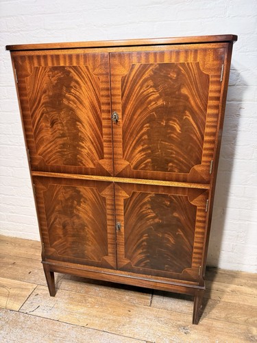 Mahogany drinks cabinet - mahogany,
