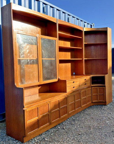 Nathan teak wall units - wall,