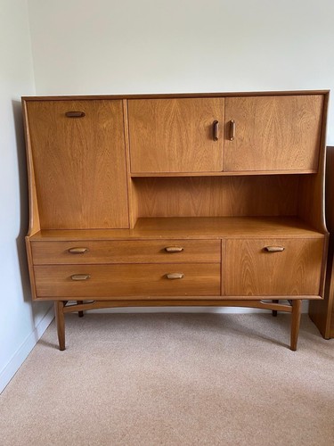 Plan vintage teak sideboard - g, sideboard/