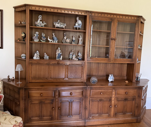 Ercol mural wall unit drinks - wall,