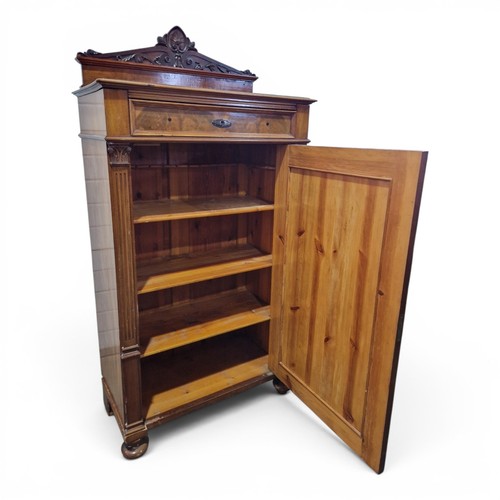 Antique flame mahogany side - flame,